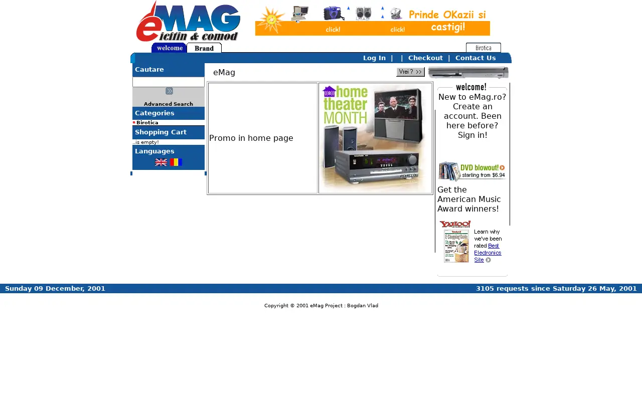 emag.ro on December 9, 2001