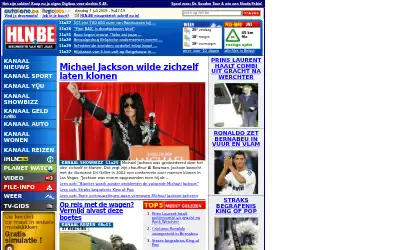 hln.be in 2009