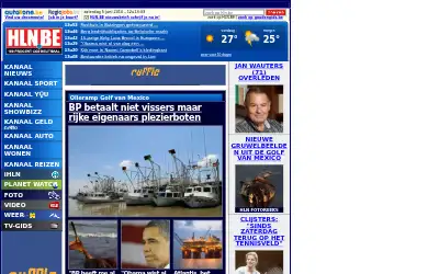 hln.be in 2010