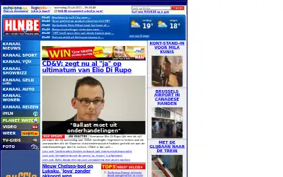 hln.be in 2011