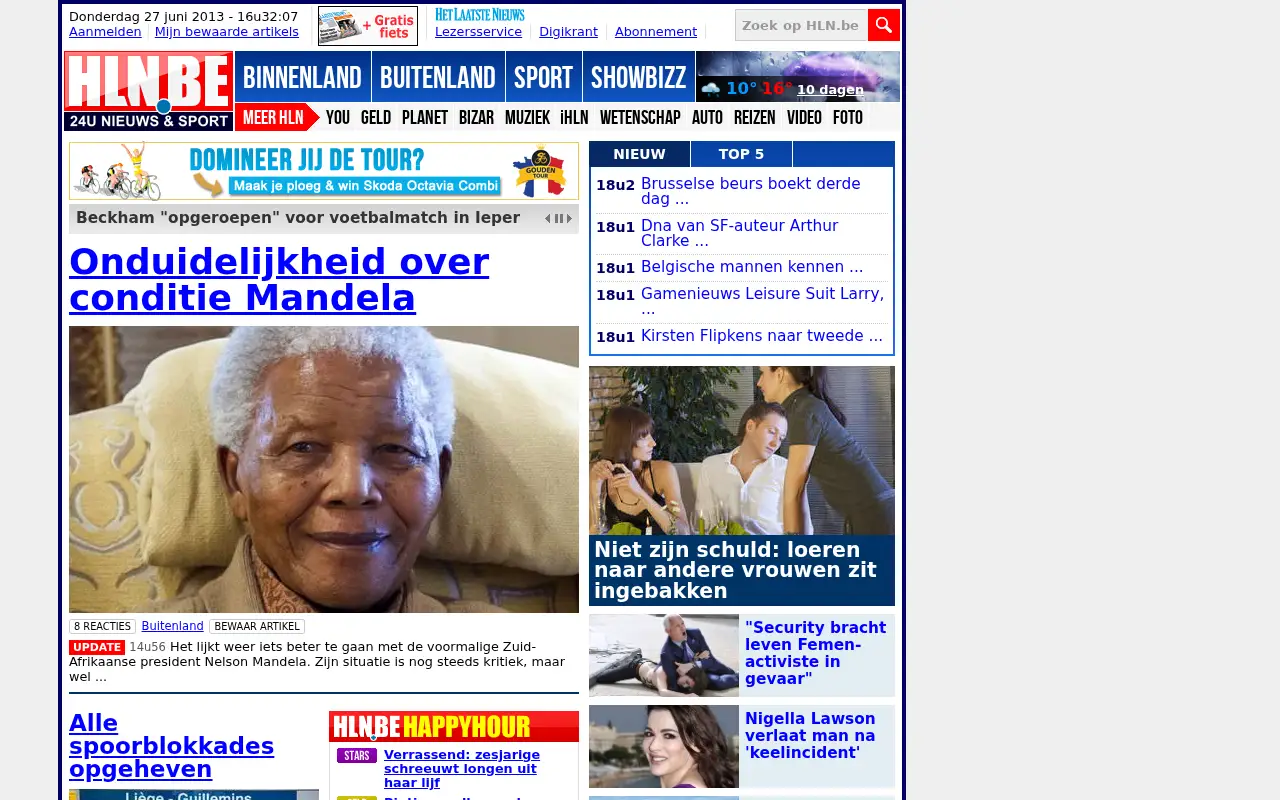 hln.be in 2013