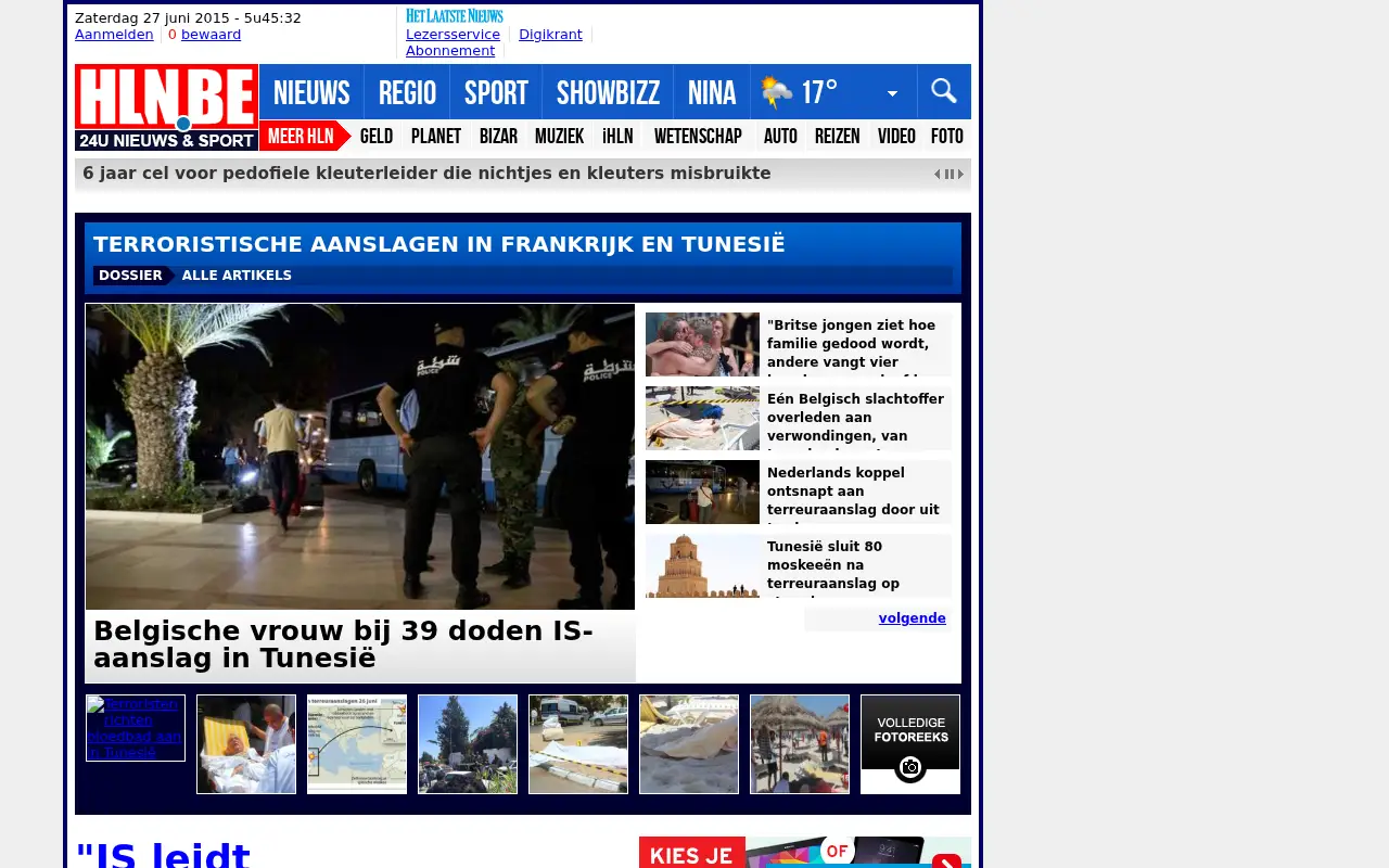 hln.be in 2015