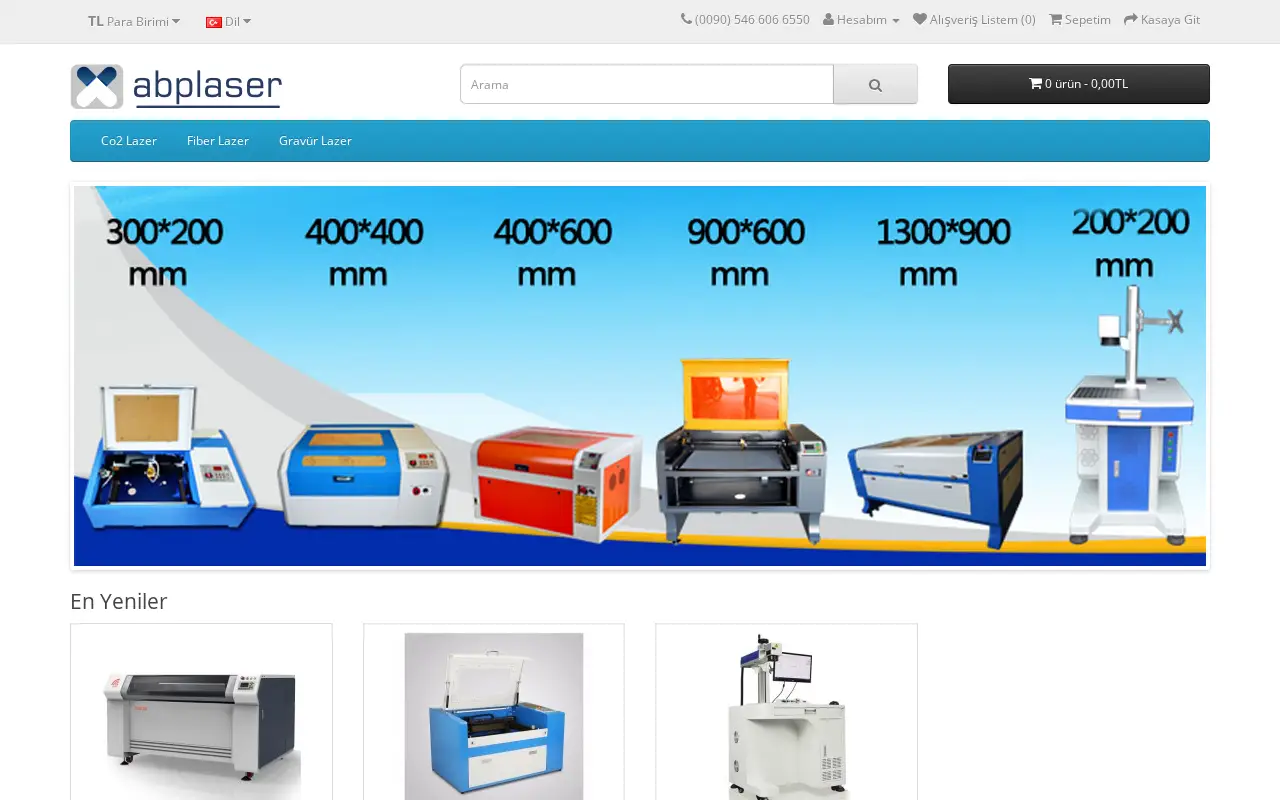 abplaser.com in 2018