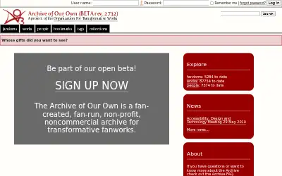 archiveofourown.org in 2010