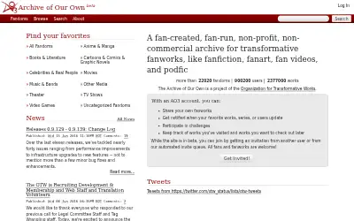 archiveofourown.org in 2016