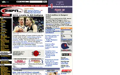 espn.com in 2001