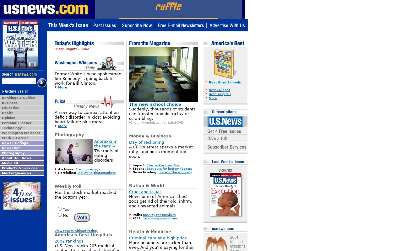 usnews.com in 2002
