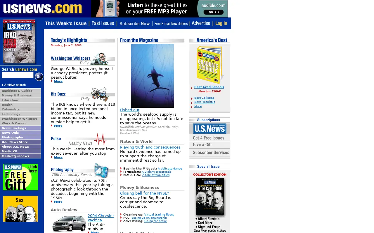 usnews.com in 2003