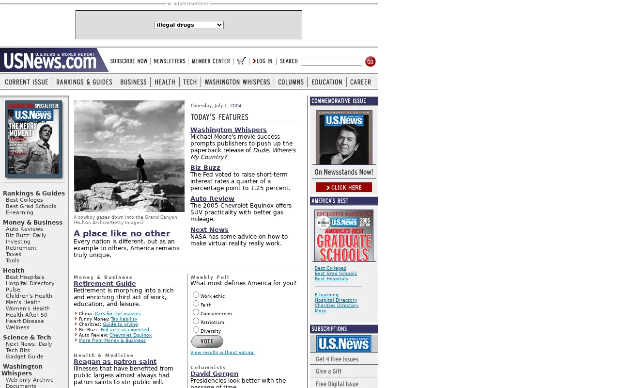usnews.com in 2004