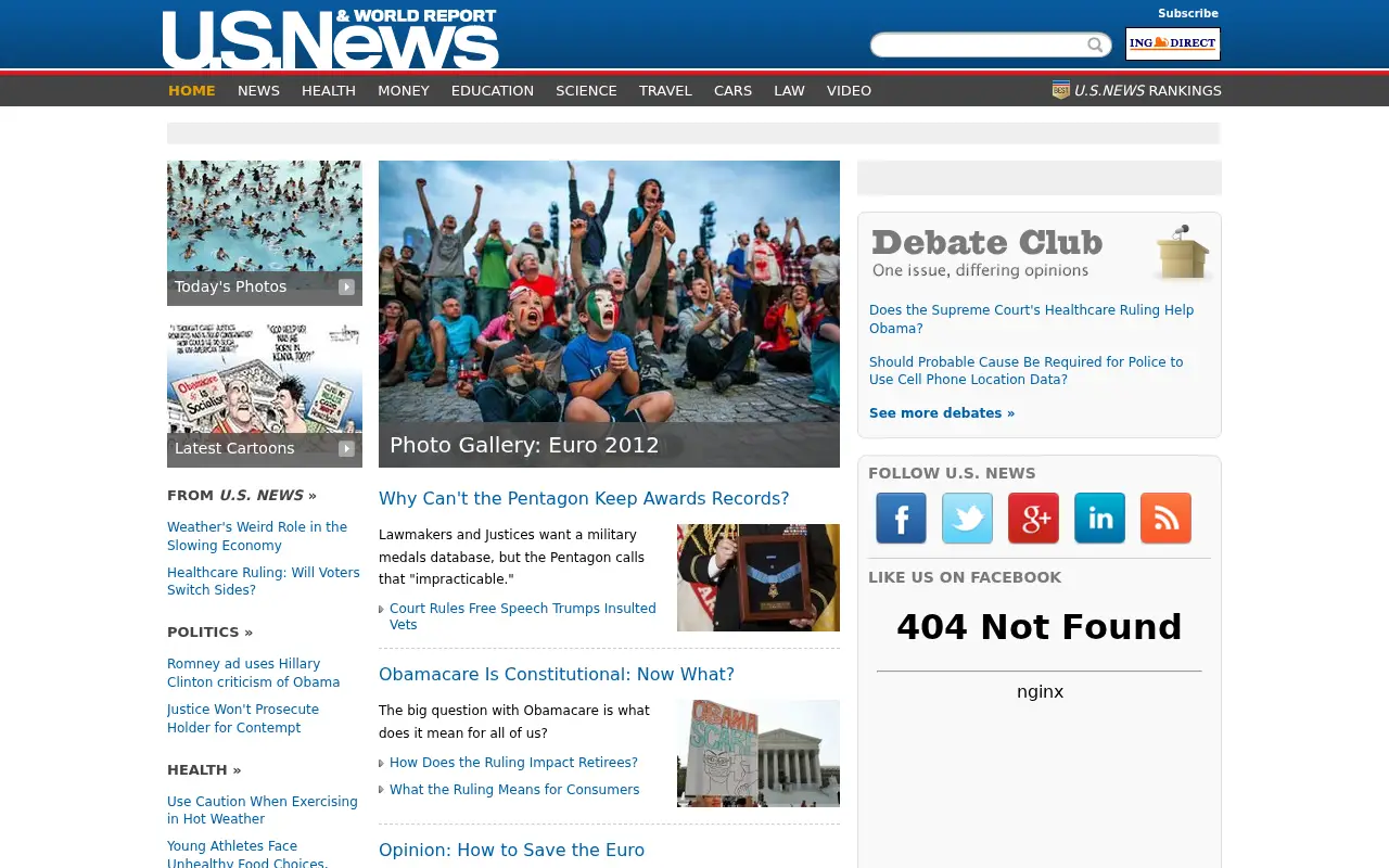 usnews.com in 2012