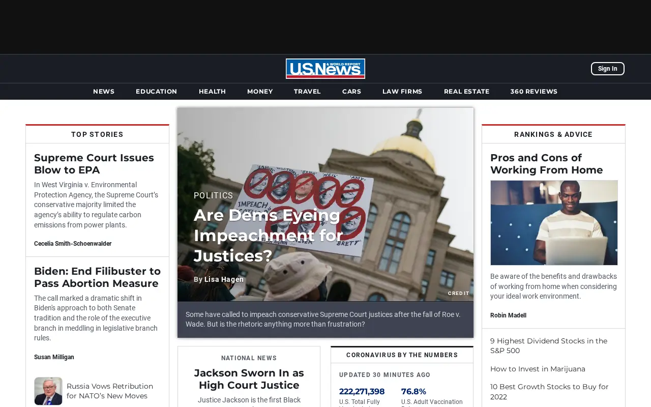 usnews.com in 2022