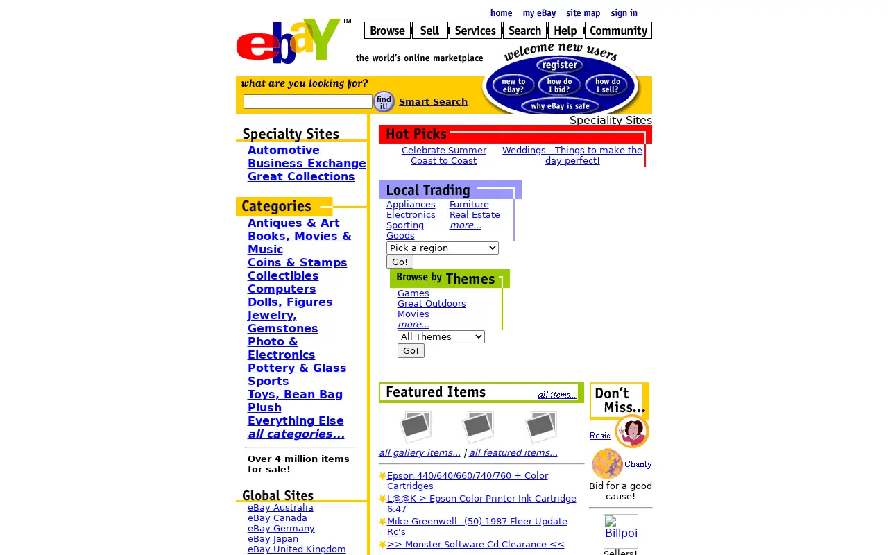 ebay.com on July 6, 2000