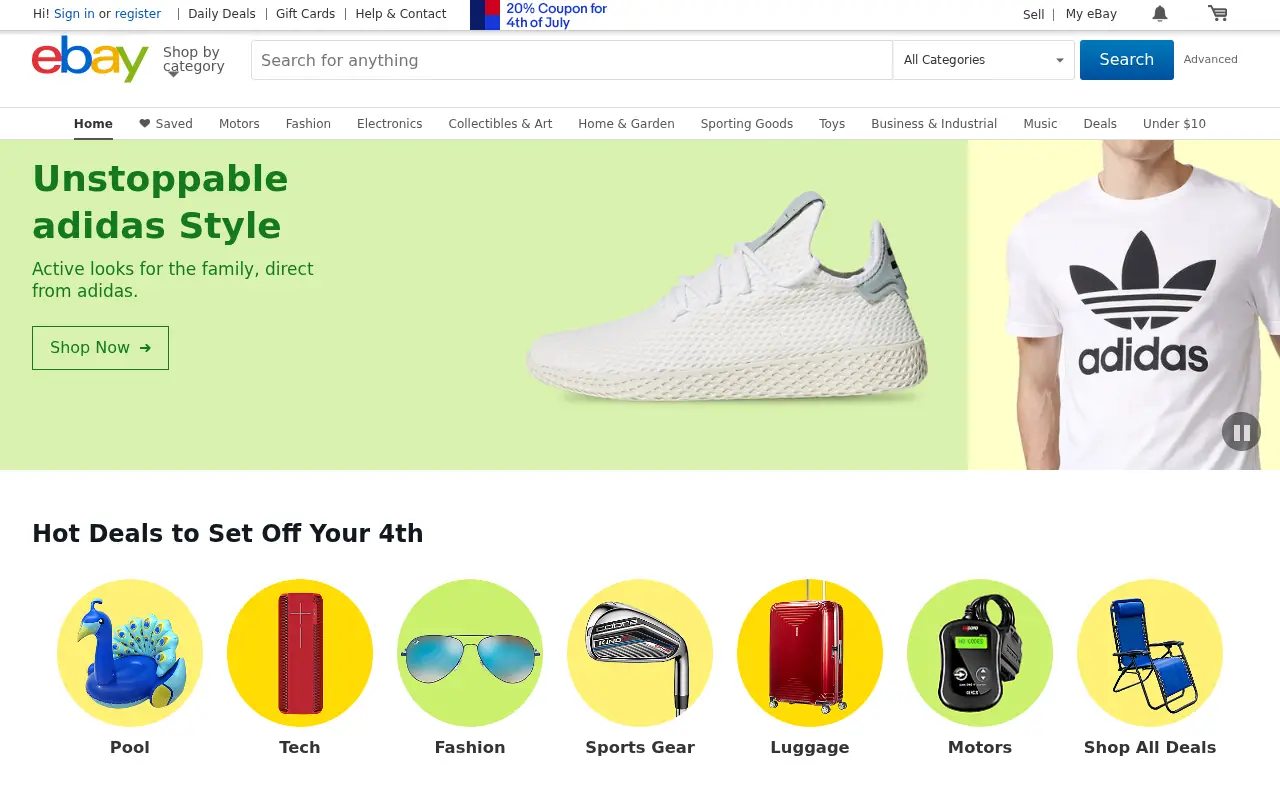 ebay.com in 2018
