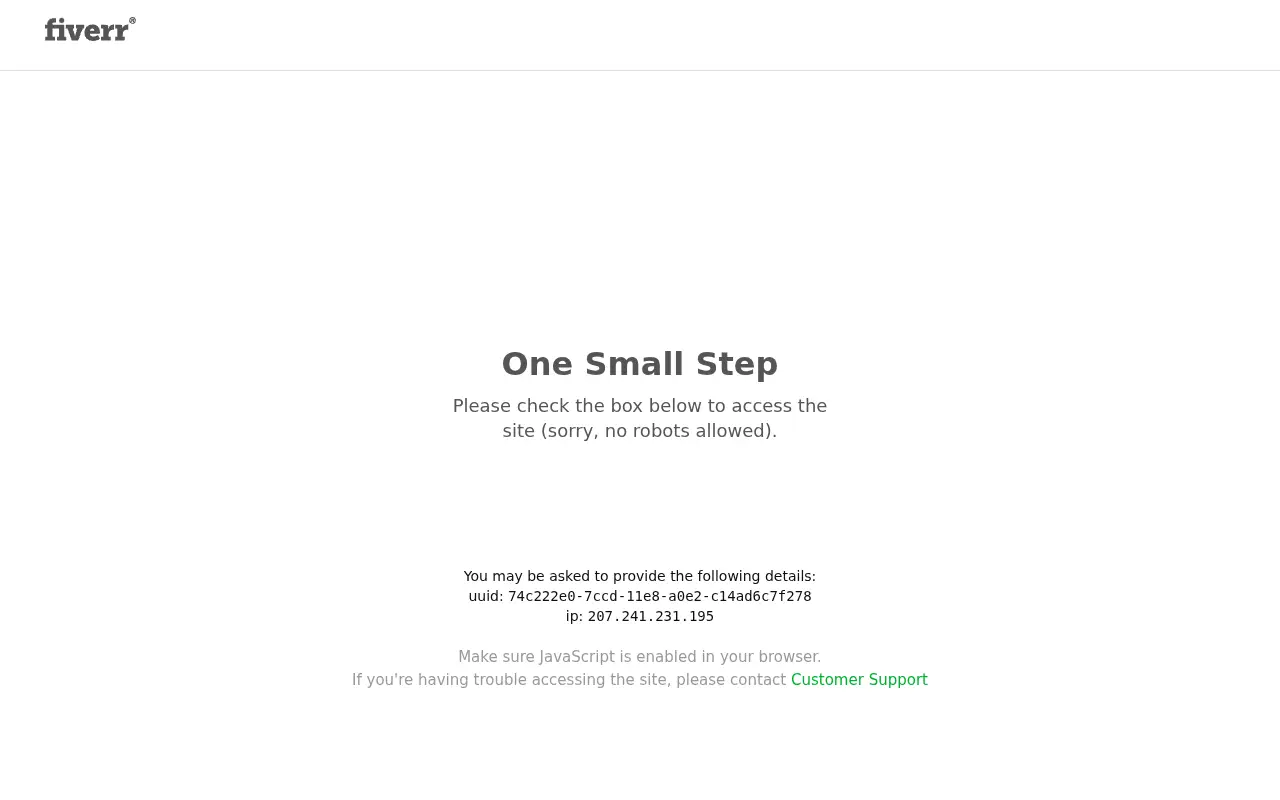 fiverr.com on July 1, 2018