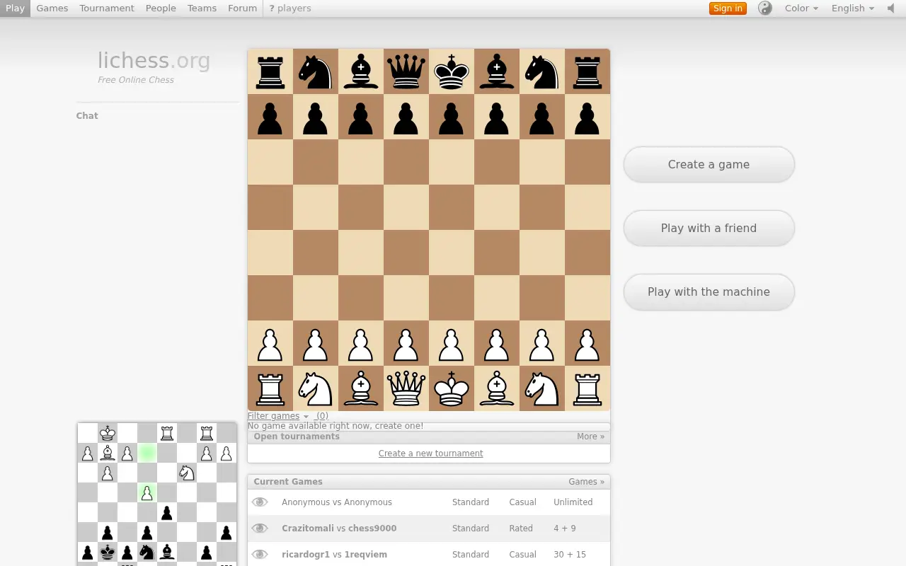 lichess.org in 2013