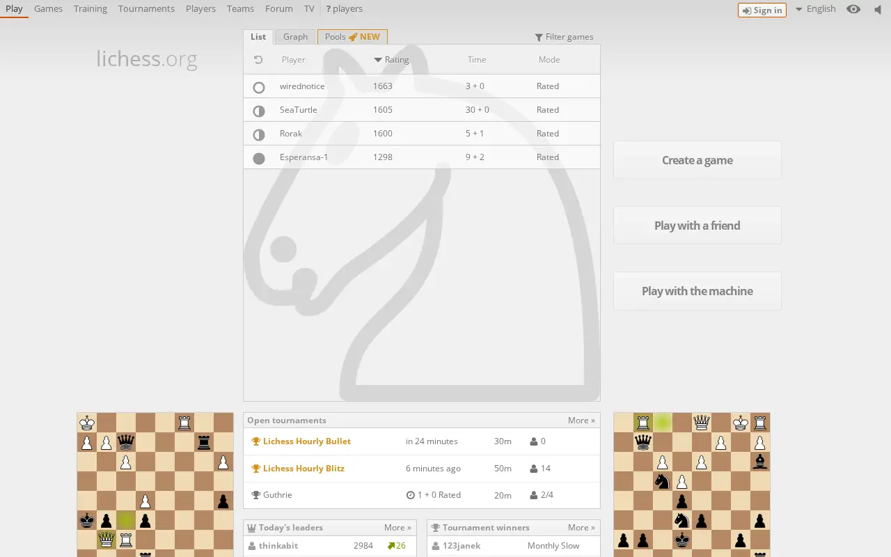 lichess.org in 2014