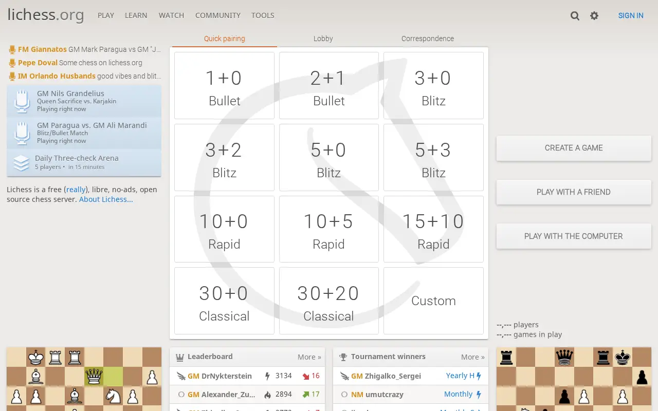 lichess.org in 2020