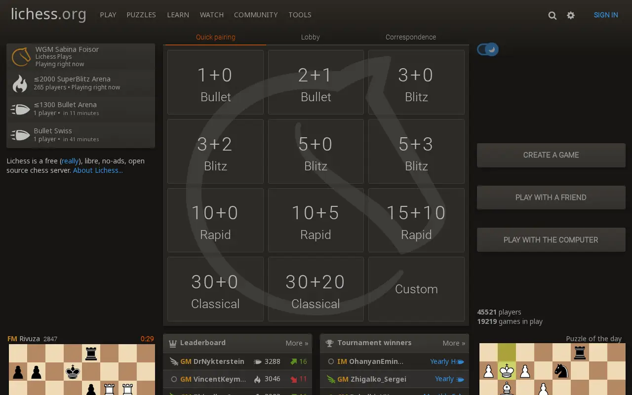 lichess.org in 2022