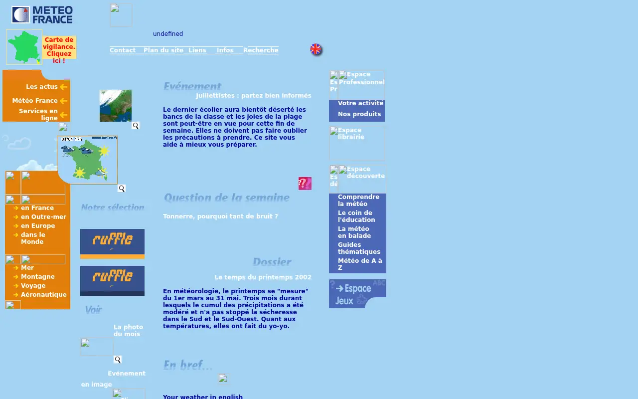 meteofrance.com on August 2, 2002