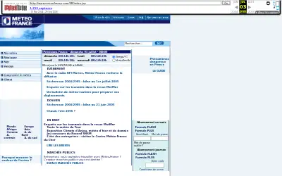 meteofrance.com in 2005