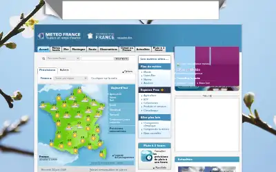 meteofrance.com in 2009