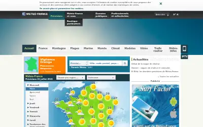 meteofrance.com in 2015