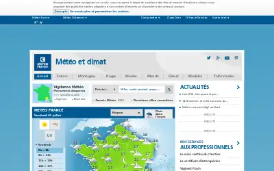 meteofrance.com in 2016