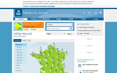 meteofrance.com in 2018