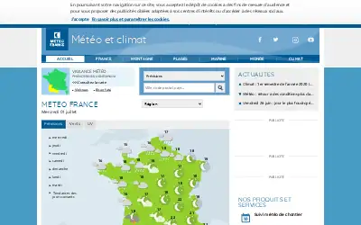 meteofrance.com in 2020