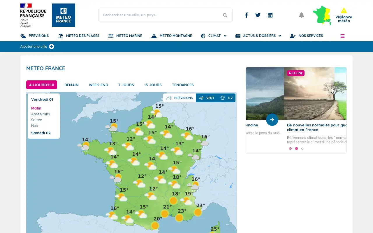 meteofrance.com in 2022