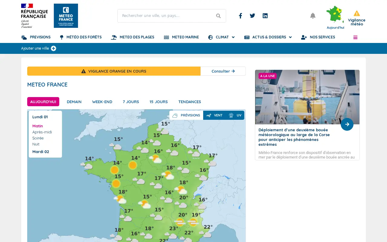 meteofrance.com in 2024