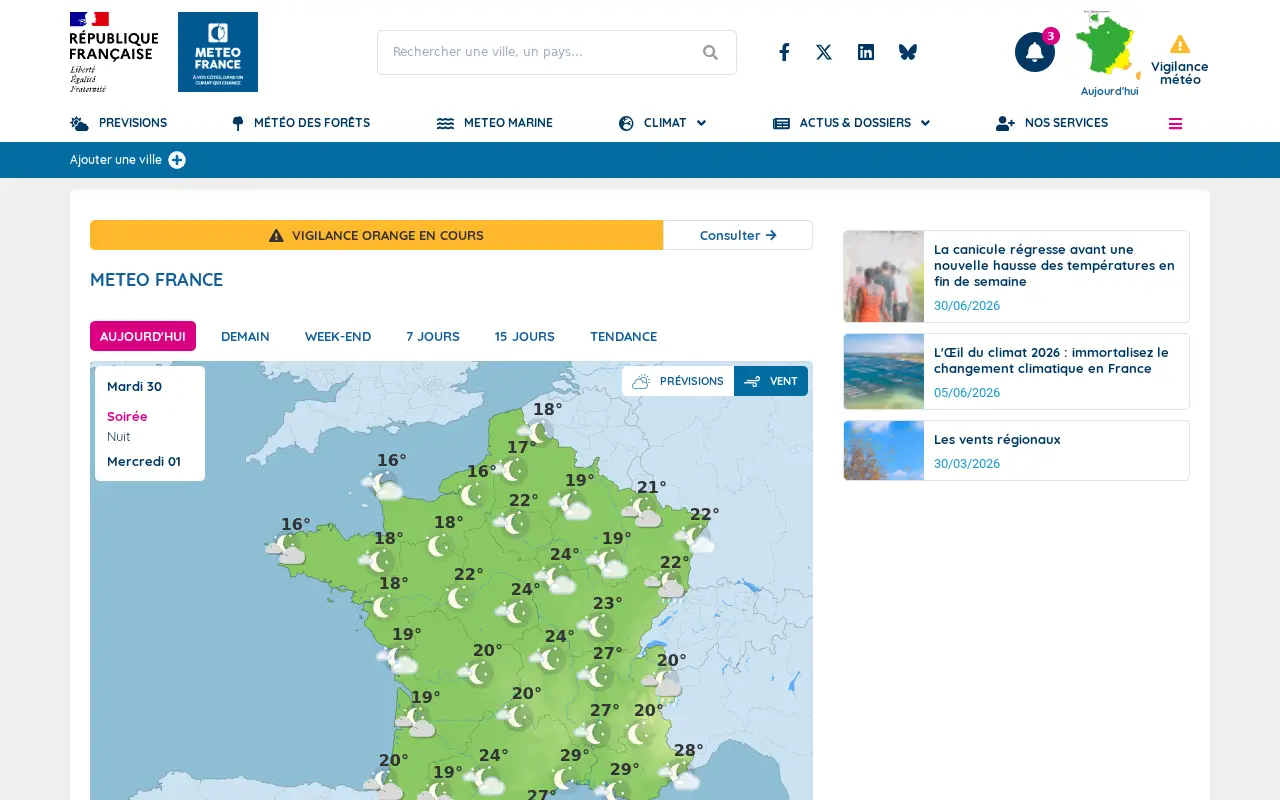 meteofrance.com in 2026