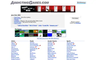 addictinggames.com in 2004