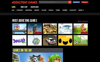 addictinggames.com in 2018