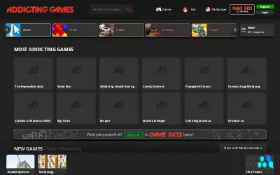 addictinggames.com in 2020