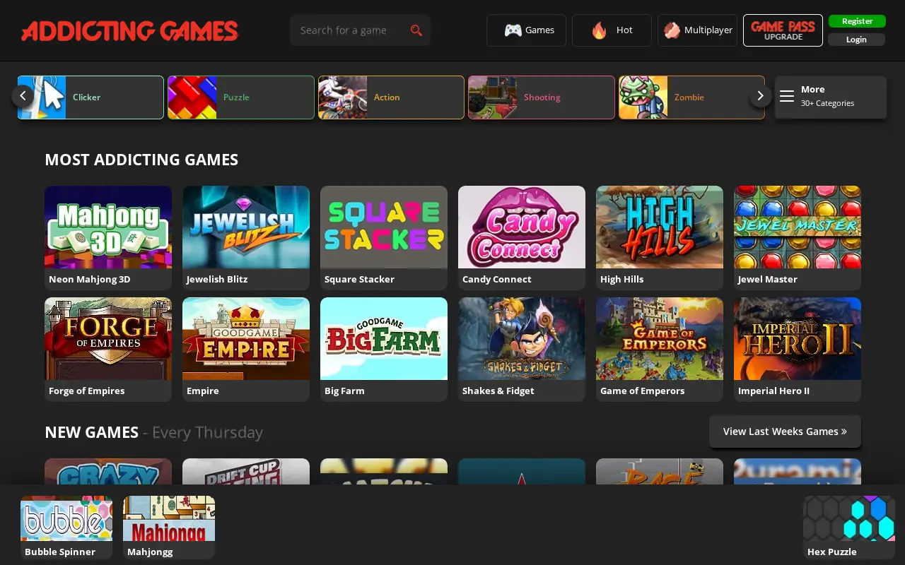 addictinggames.com in 2021