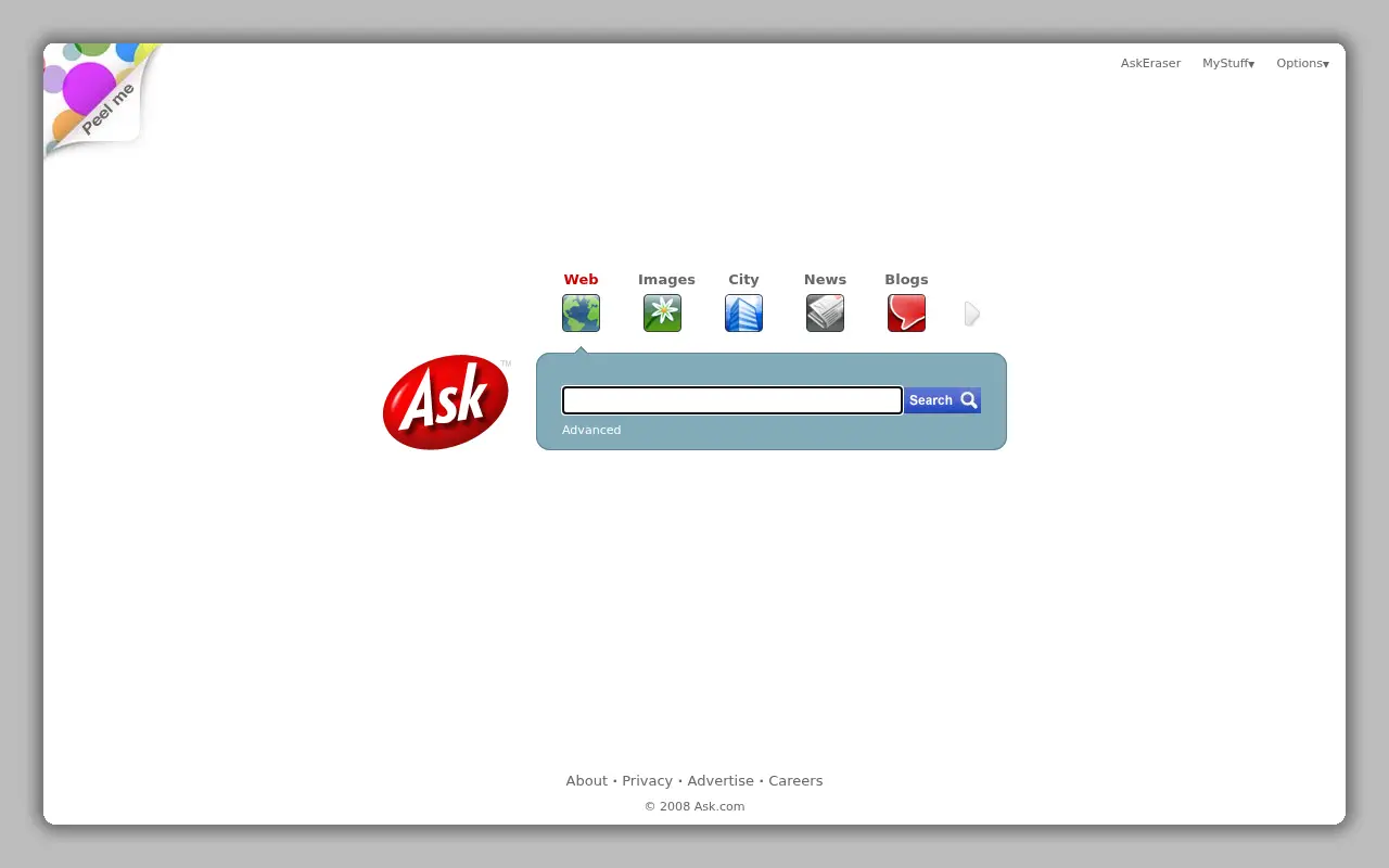 askjeeves.com in 2008