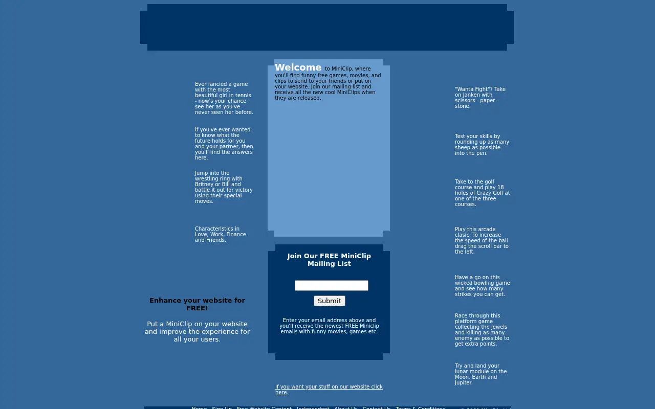 miniclip.com in 2001