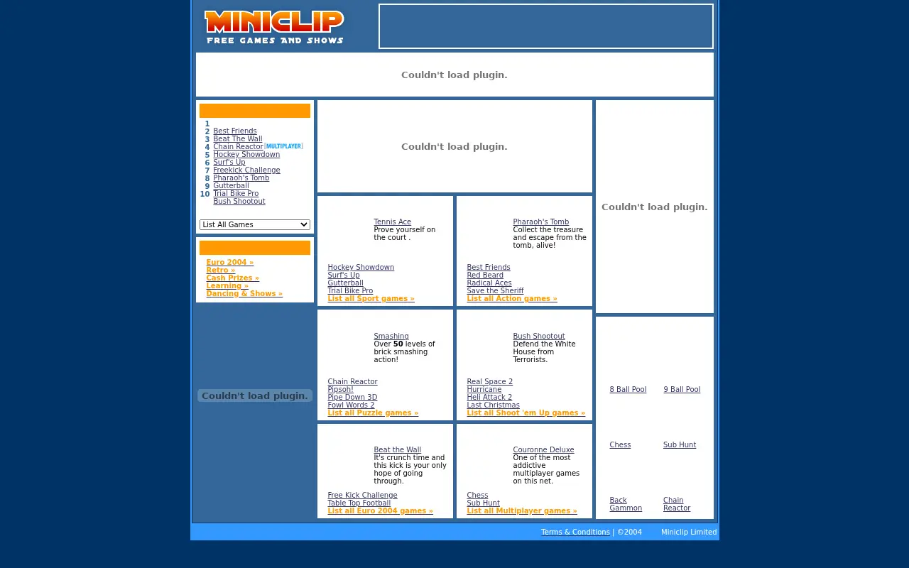 miniclip.com in 2004