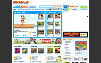 miniclip.com in 2010