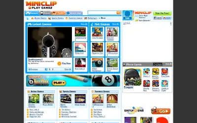 miniclip.com in 2011
