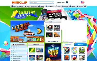 miniclip.com in 2016