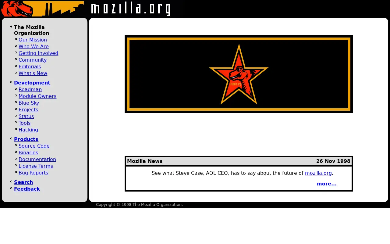 mozilla.org in 1998
