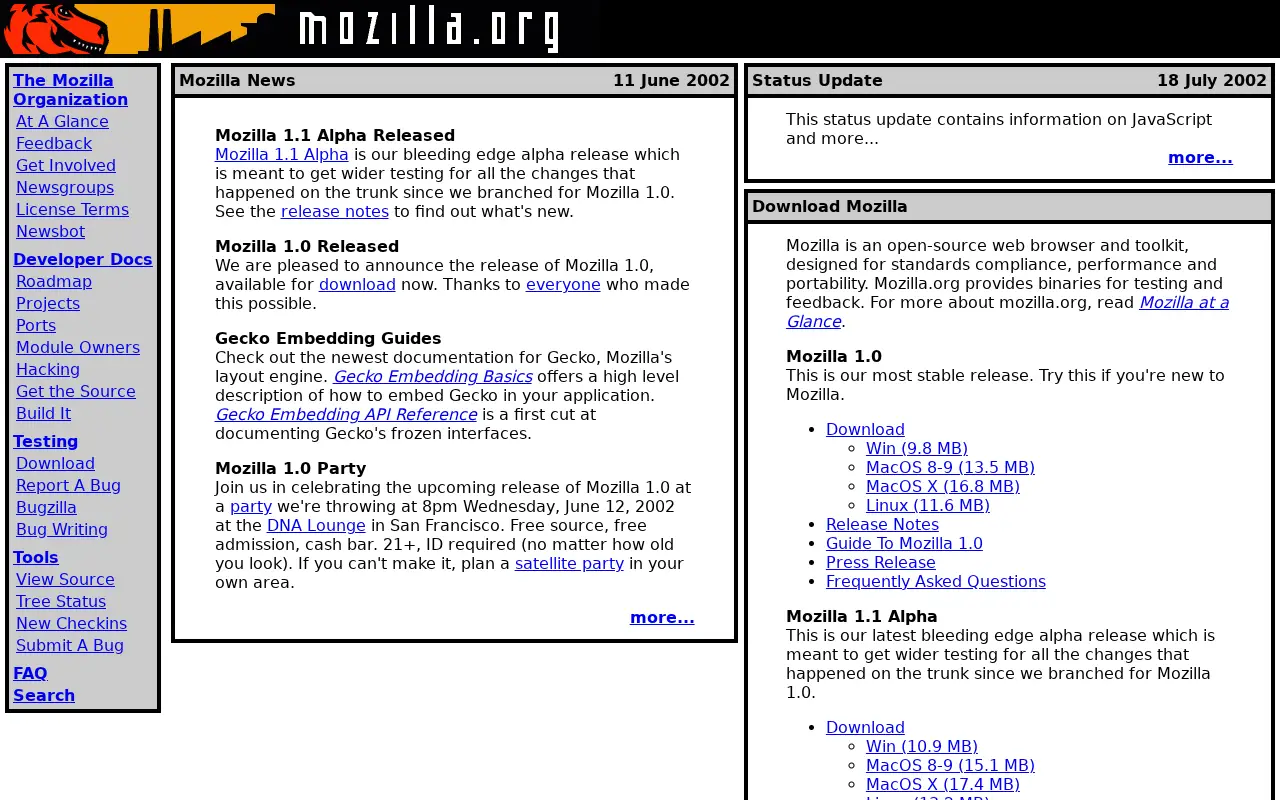 mozilla.org in 2002