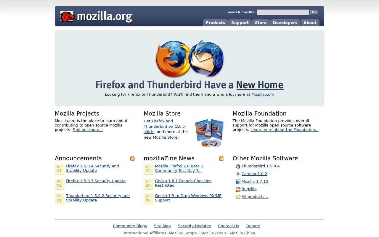mozilla.org on July 1, 2006