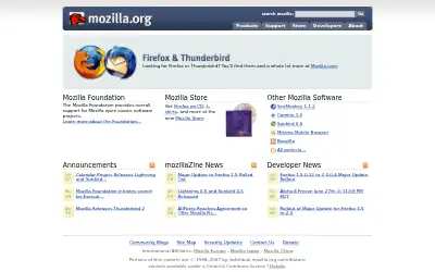 mozilla.org in 2007