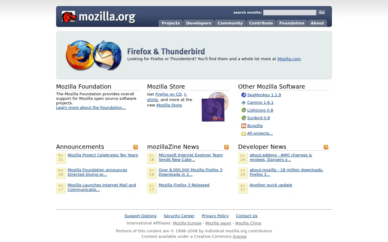 mozilla.org on June 26, 2008