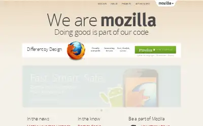 mozilla.org in 2012
