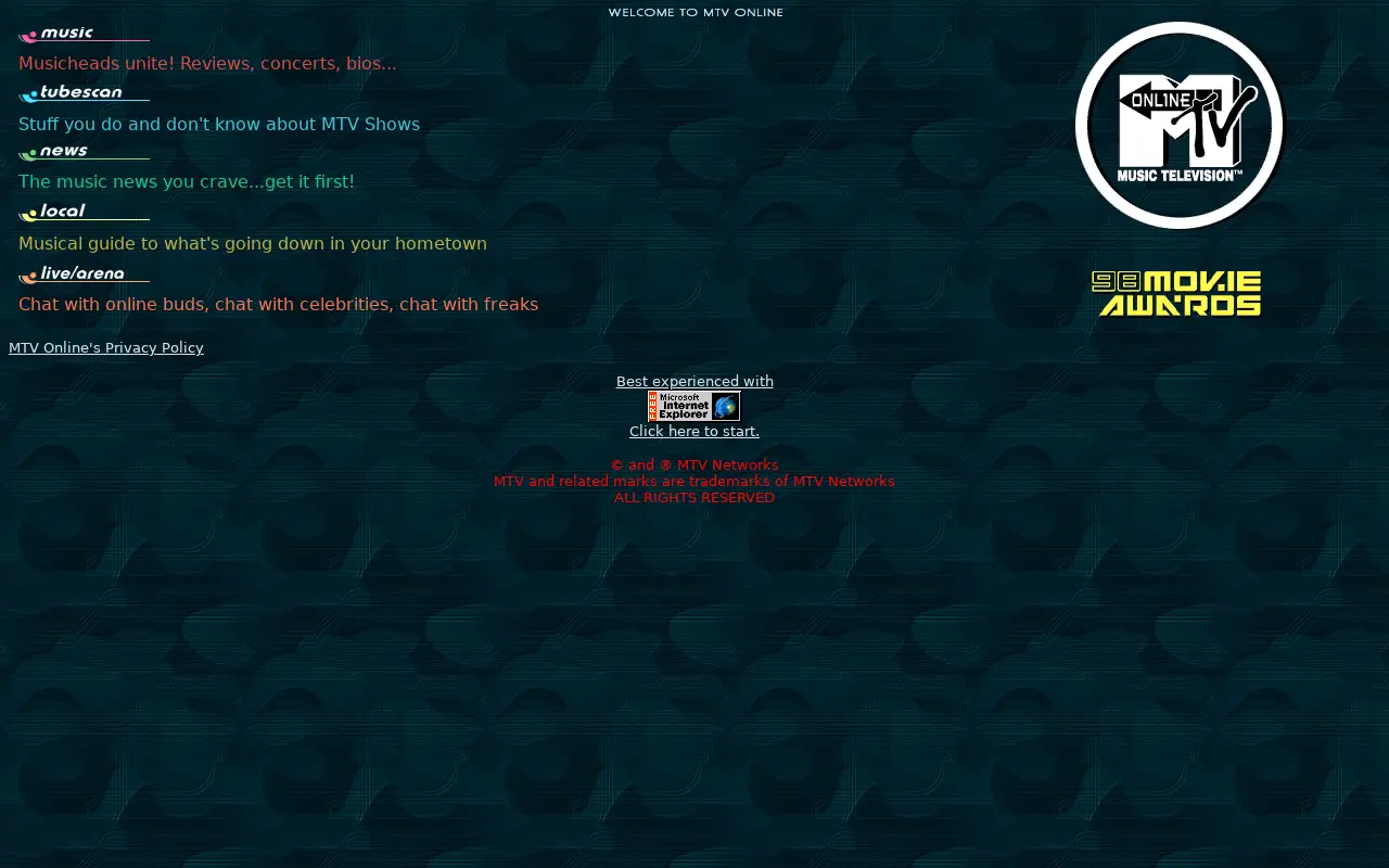 mtv.com on May 21, 1998