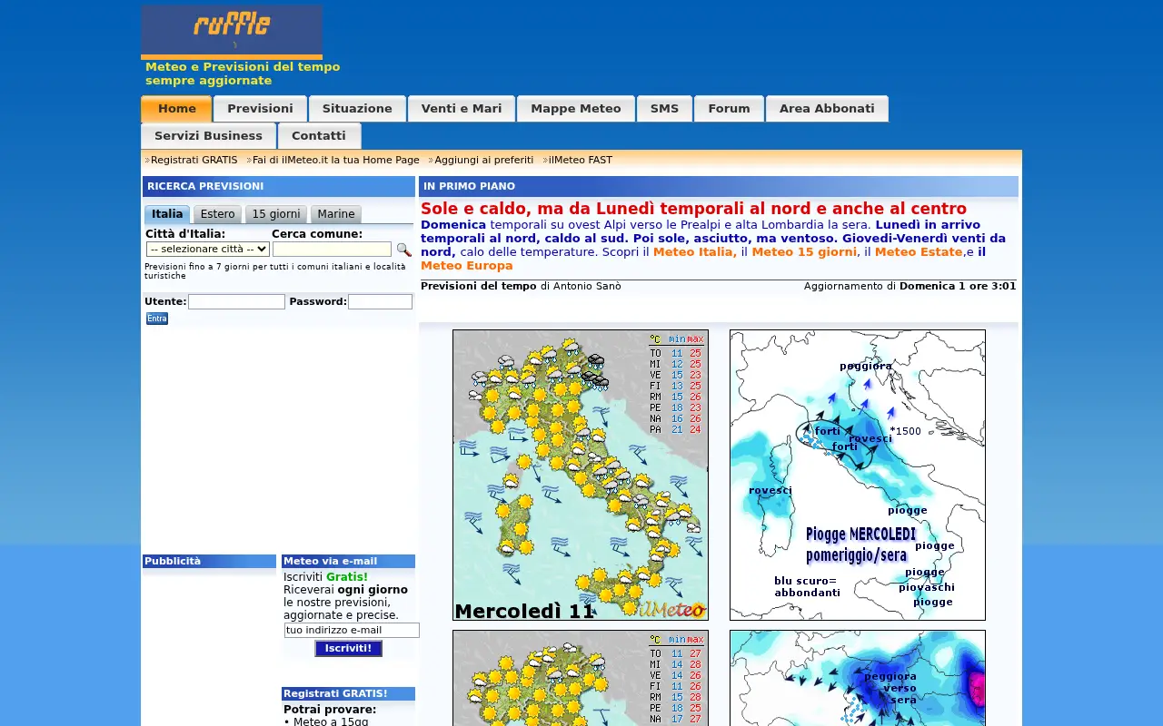 ilmeteo.it in 2007